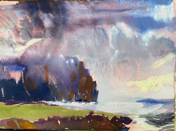 Orkney Weather Eye 28x21cm watercolour