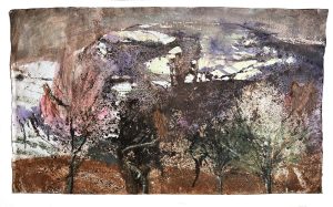 Ley Hill Winter. Webbers Post, Dunkery Beacon, Exmoor.