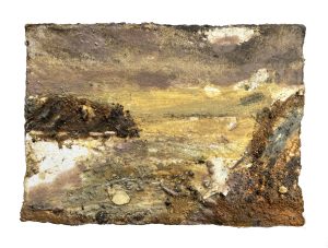 East Horn in Wealden with flotsam. Lulworth Cove