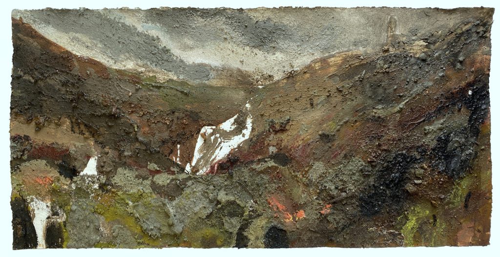 Coppermines Valley With White Ribbons. Coniston, Cumbria