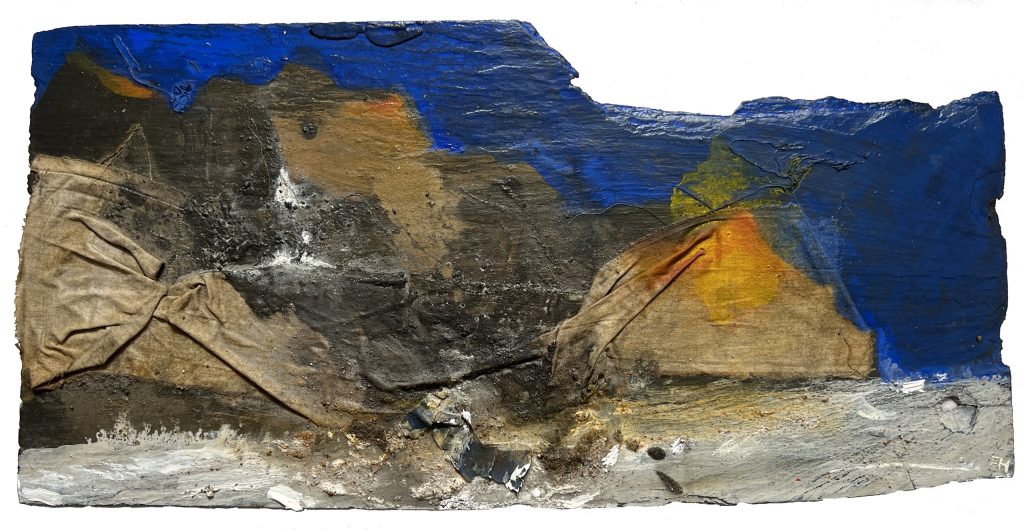 Cotton and Clay Slide. Golden Cap, Charmouth, Dorset